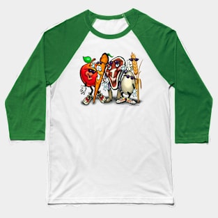 Food Group Baseball T-Shirt